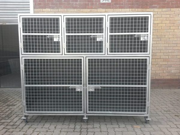V502: Five Cage Unit: Three Cages on Top; Two Cages on Bottom